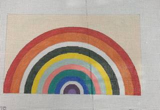 Vintage Rainbow Clutch by Colors of Praise Art Studio (thumbnail)
