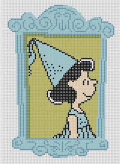 Framed Lucy as princess by Officially Needlepoint (thumbnail)