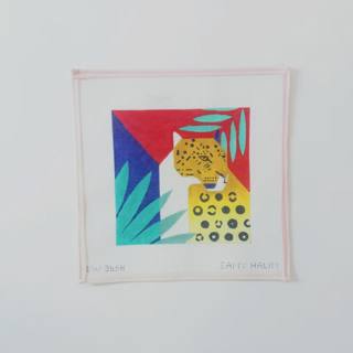 Dotty Tropical Leopard by Blue Waters Needlepoint (thumbnail)