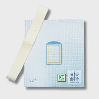 Initial Bookmark Canvas with Alphabet Chart by Patricia Sone (thumbnail)