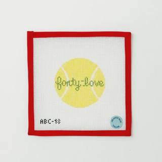 Forty-Love Tennis Ball by Atlantic Blue Canvas (thumbnail)