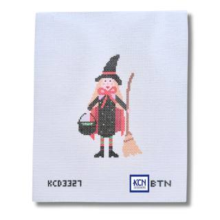 Spooky Witch Needlepoint Canvas by KCN Designers (thumbnail)