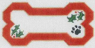 Red Bone Ornament by Danji Designs (thumbnail)