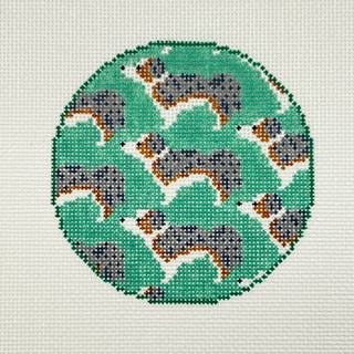 Australian Shepard GH Needlepoint by Mopsey Designs (thumbnail)
