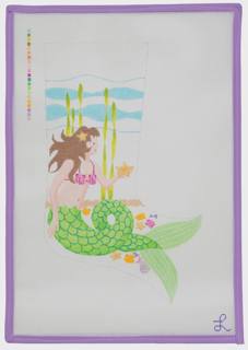 Mermaid Stocking by Lycette Designs (thumbnail)
