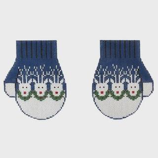 Reindeer Mittens by Kathy Schenkel (thumbnail)