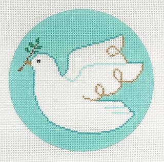 peace dove turquoise by Eye Candy Needleart (thumbnail)