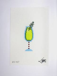Christmas Champagne Canvas by Blueberry Point Canvas (thumbnail)