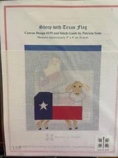 Sheep w/ Texas Flag w/SG by Patricia Sone (thumbnail)