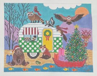 happy campers by JP Needlepoint (thumbnail)