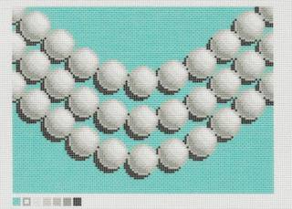 Pearl Series - Green by Jeni Sandberg Needlepoint (thumbnail)