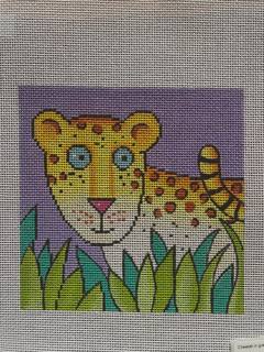 Cheetah in Grass by Colors of Praise Art Studio (thumbnail)