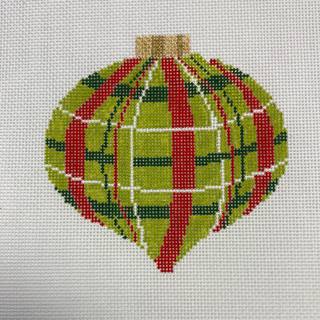 21-135 Retro Red Green Plaid by Blueberry Point Canvas (thumbnail)