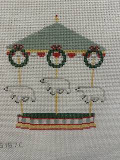 Carousel Series - Christmas Polar by Stitch Style Needlepoint (thumbnail)