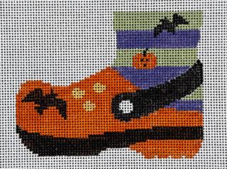 Orange Halloween Croc by Kathy Schenkel (thumbnail)