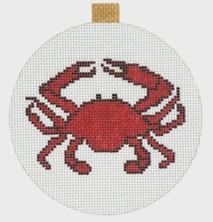 Red Crab Ornament AOK62 by Ann Kaye Studio (thumbnail)