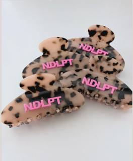 NDLPT Hair Clips - Tortoise by Poppy J Stitches (thumbnail)