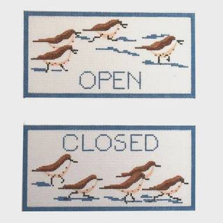 Open/Closed Sandpipers by Kate Dickerson Needlepoint Collections (thumbnail)