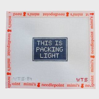 This is Packing Light Luggage Tag by What's the Stitch (thumbnail)