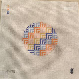 Colorful round by Goodpoint Needlepoint (thumbnail)