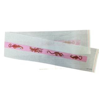 Tiger Belt, pink background by Colors of Praise Art Studio (thumbnail)