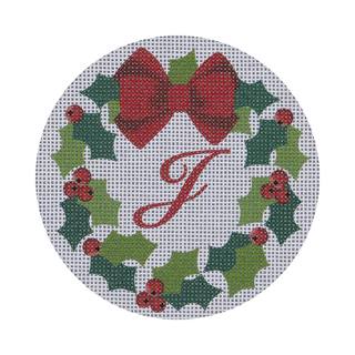 Monogram Wreath J by Pepperberry Designs (thumbnail)