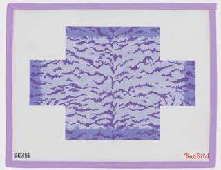 Purple Tiger Brick by Bad Bitch Needlepoint (thumbnail)