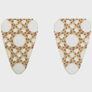 Wicker Caning Pattern Scissor Case by Two Sisters Needlepoint (thumbnail)