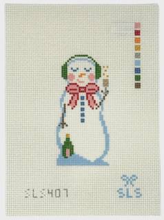 Champagne Snow Woman by SLS Needlepoint (thumbnail)
