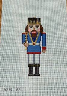 Susan Roberts 4351 Blue King Nutcracker by Liz Goodrick-Dillon (Tapestry Tent, via Susan Roberts) (thumbnail)
