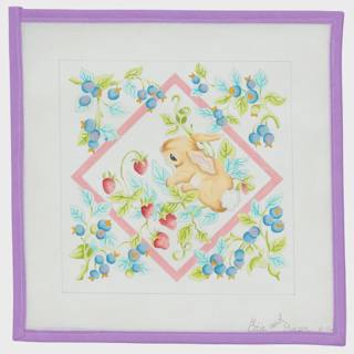 Bunny Pillow by CBK Needlepoint (thumbnail)