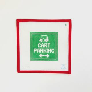 Cart Parking by SLS Needlepoint (thumbnail)