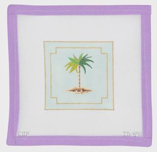 Palm Coaster by Colors of Praise Art Studio (thumbnail)