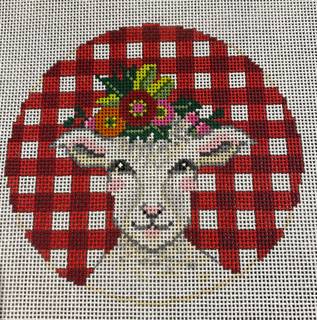 Carol a Christmas Ewe by Kelly Clark Needlepoint (Colonial Needle) (thumbnail)