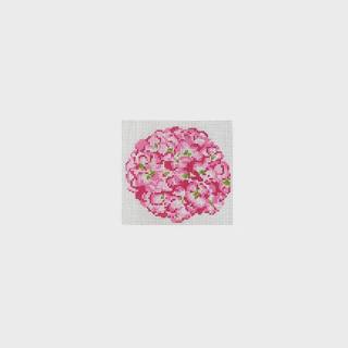 Pink Hydrangea Ornament by Initial K Studio (thumbnail)