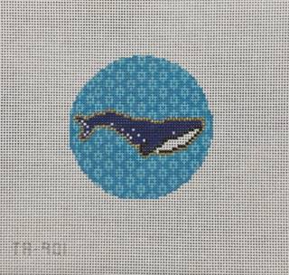 Whale on Blue by Thorn Alexander (thumbnail)