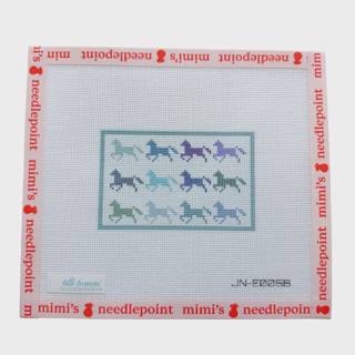 Horse Array - Blue by Tilli Tomas (thumbnail)