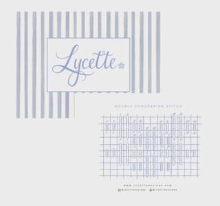Lycette Intermediate Double Hungarian Stitch Card - Digital Download by Lycette Designs (thumbnail)