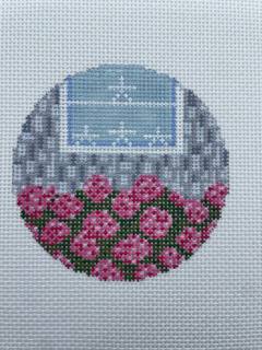 Shingles & Stars Pink by The Gingham Stitchery (thumbnail)
