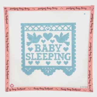 Baby Sleeping Sign by Bexar Needleworks (thumbnail)