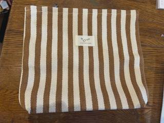 Brown Stripe Project Bag by Sunday Shoppe (thumbnail)