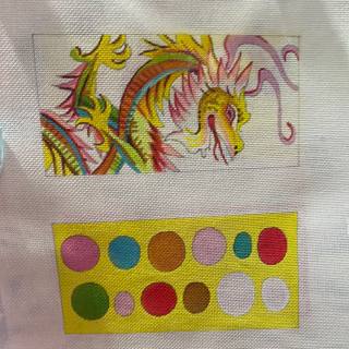 Ey253 Double sided Dragon Eyeglass Case by Colors of Praise Art Studio (thumbnail)