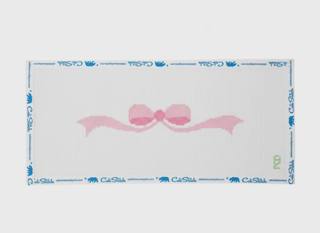 Pink Bow Baby Hanger by Oz Needle and Thread (thumbnail)