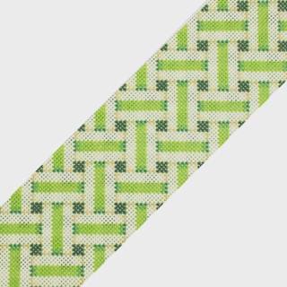 Woven Band - Green by Two Sisters Needlepoint (thumbnail)