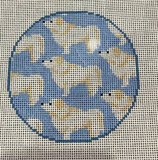 Great Pyrenees Round by Mopsey Designs (thumbnail)