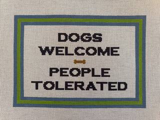 Dogs Welcome, People Tolerated by Allison Ivy Designs (thumbnail)