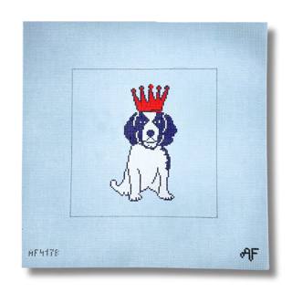Cavalier King Charles B Canvas by Anne Fisher Needlepoint (thumbnail)