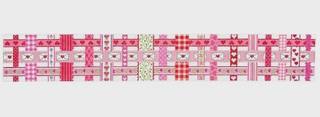 Valentineâ€™s Day Basket - Woven Ribbons by Kate Dickerson Needlepoint Collections (thumbnail)