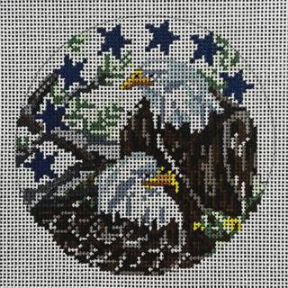 Bald Eagle Round by The Gingham Stitchery (thumbnail)