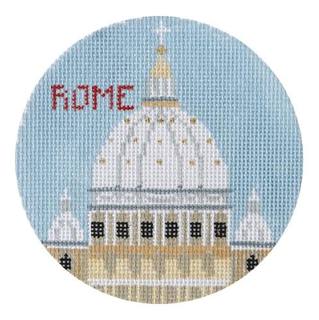 St. Peter's Rome Round by Kathy Schenkel (thumbnail)